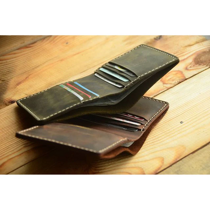 Leather Wallet For Men, Personalize Gift For Men, Minimalist Men